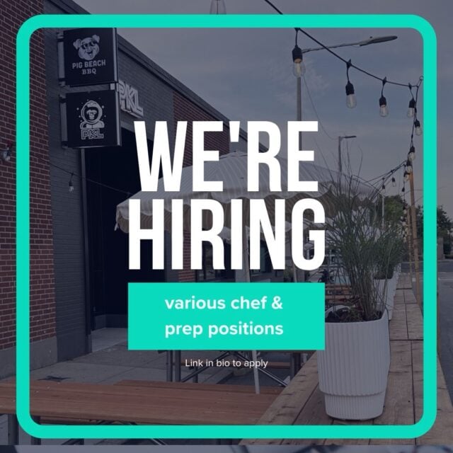 Join the team! Link in bio to apply