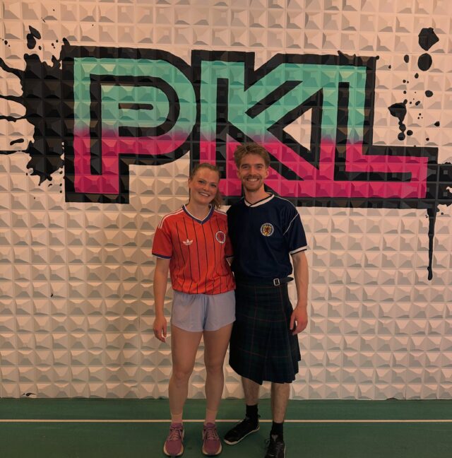 Party & pickle 🍺 we’re giving half off court rentals if you play in a kilt 🏴󠁧󠁢󠁳󠁣󠁴󠁿 The tartan army is always welcome at PKL 🏴󠁧󠁢󠁳󠁣󠁴󠁿