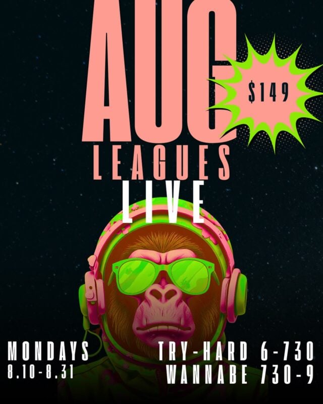 August leagues are live, join the fun at our special summer price.  Link in bio.